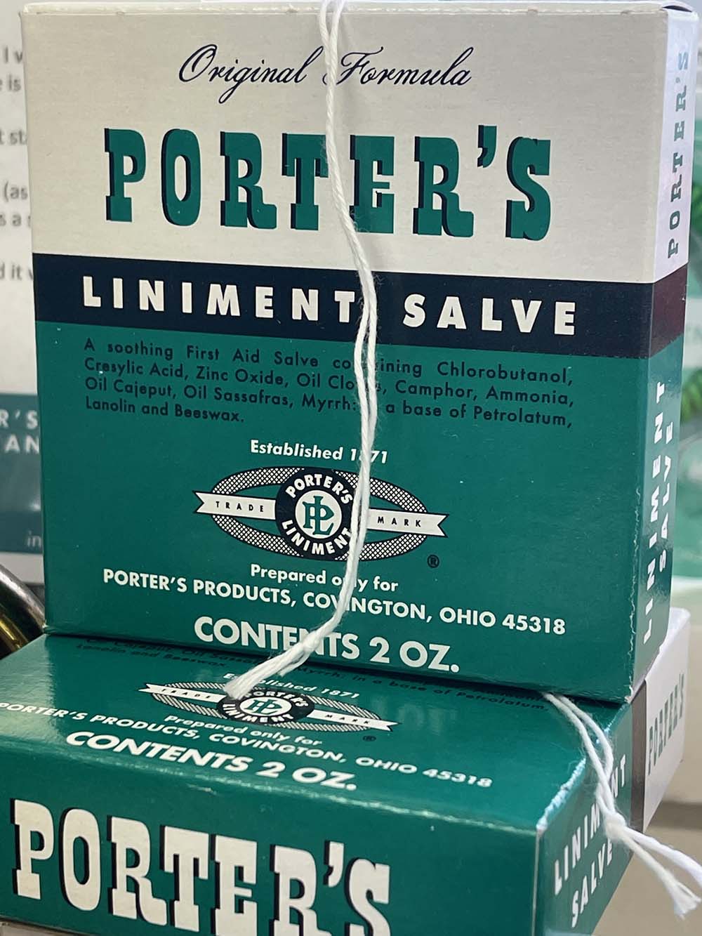 Porter's Liniment Salve! TMF sale only --- 2 for $22