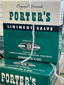 Porter's Liniment Salve! TMF sale only --- 2 for $22